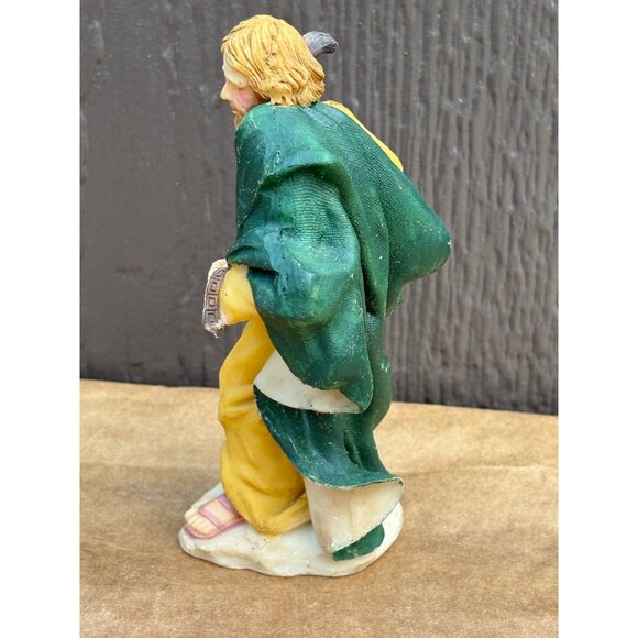 1996 Holiday Workshop Hand-Painted Resin Nativity Scene Replacement Shepherd 5" - Picture 2 of 5